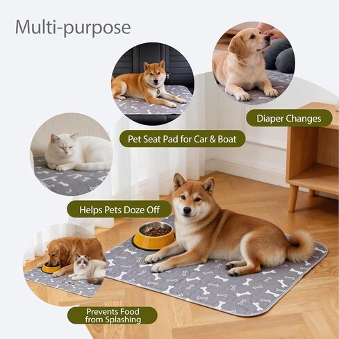 Pheromone Puppy Pads – Reusable, Washable & Leak-Proof Pet Training Pads for Dogs Cats, Anti-Slip, Home Travel (S-15.7"×23.6") in Kuwait