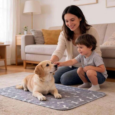 Pheromone Puppy Pads – Reusable, Washable & Leak-Proof Pet Training Pads for Dogs Cats, Anti-Slip, Home Travel (S-15.7"×23.6") in Kuwait
