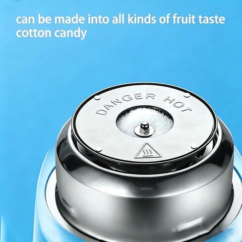 Mini Cotton Candy Machine, Includes Sugar Scoop, Sticks Cotton Candy Maker for Birthday Party, Gifts, Home Uses in Kuwait