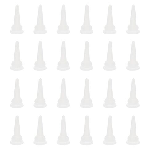 POPETPOP 40Pcs Kitten Nipples for Feeding : Silicone Pet Feeding Bottle Nipple Nursing Pacifiers for Kitten Puppy Rabbit, 1.38X0.51X0.51in (White) in Kuwait