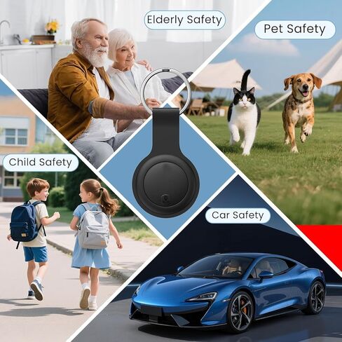 Undetectable GPS Tracker for Vehicles - Real-Time Tracking, No Monthly Fee/No SIM Card, Works with iOS Find My | Mini Hidden Magnetic GPS Locator, Ultra-Slim, IP68 Waterproof, 365-Day Working Time in Saudi Arabia