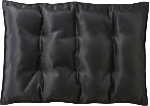 Chew Proof Dog Bed Crate Pad for Aggressive Chewers - Indestructible Heavy Duty Kennel Mat with Waterproof Lining - Reinforced Stitching, Washable Black (X-Large (28"x47")) in Kuwait