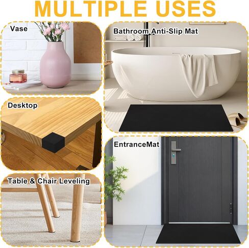 48 x 24 Inch Aquarium Fish Self Leveling Mat 5mm Neoprene Non-Slip Shockproof Fish Tank Pad for Under Tank with Adhesive Shockproof Waterproof with Easy to Cut Edges in Kuwait