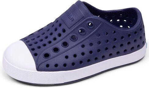 Native Shoes Kids Jefferson (طفل صغير/طفل كبير) - أحذية للأطفال - جزء علوي من مادة EVA - بطانة ونعل داخلي من مادة EVA وردي بارد/أبيض 11 Little Kid M in Saudi Arabia