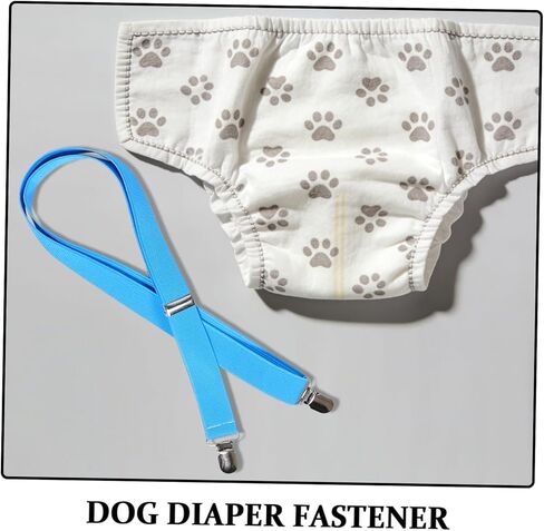 ibasenice 5pcs حزام حفاضات الحيوانات الأليفة قابل للتعديل والكلاب الإناث، صغيرة إلى كبيرة الحجم جرو دعم لسلس البول وإقتحام المنزل in Kuwait