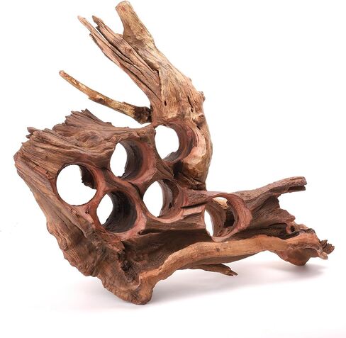 Driftwood for Aquarium Natural Aquarium Wood for Aquascaping Fish Tank Decorations Reptile Tank Decor (Porous Natural Driftwood 11-15“) in Kuwait