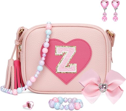KKXIU Kids Purse Toddler Gifts for Girls and Women Vegan Leather Crossbody Bag with Tassel in Saudi Arabia