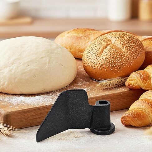 Universal Bread Maker Blade Mixing Paddle Stainless Steel Non Stick Bread Machine Paddle Lightweight Kneading Blade Replacement For Most Bread Machines (Black) in Kuwait