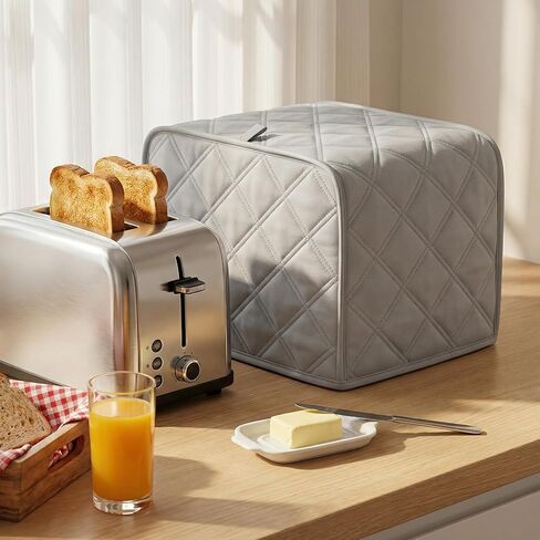 1-Pack 2 slice Toaster Cover, Polyester Fabric Quilted Two Slice Toaster Appliance Dust-proof Cover For Kitchen Small Appliance Dust and Fingerprint Protection in Kuwait