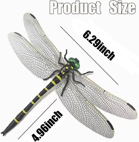 4PCS Dragonfly Clip, 3D Fake Dragonfly Clips to Keep B ugs Away,Artificial Dragon Fly for Deer and Horse,Fly Scare Devices for Indoor Outdoor in Kuwait