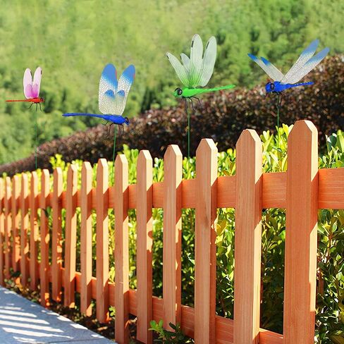 3 PCS Dragon Fly Clips for Bugs Repellent, Dragonfly Clips to Keep Bugs Away,Dragonfly Clip Bug Repellent for Garden Stakes Decor Yard Ornaments for Hat & Horse, Fly Scare Devices for Indoor Outdoor in Kuwait