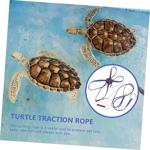HANABASS 1pc Turtle Traction Vest for Pet Tortoises Rope Harness Reptiles Accessories Pet Hauling Leash for Reptile Walking in Kuwait