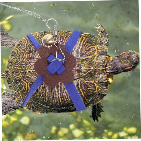 HANABASS 1pc Turtle Traction Vest for Pet Tortoises Rope Harness Reptiles Accessories Pet Hauling Leash for Reptile Walking in Kuwait