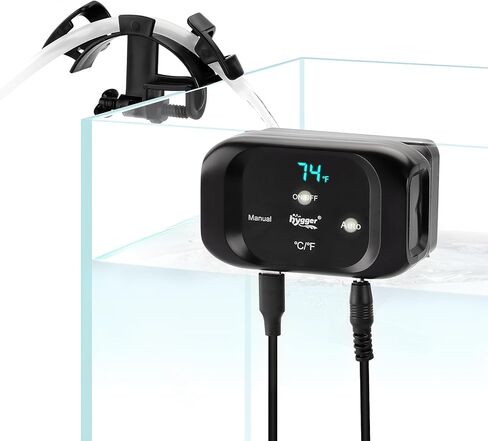 hygger Intelligent Auto Top Off System, Saltwater Aquarium ATO Water Level Refill Controller Kit for Reef Breeders and Freshwater Tank Supplies in Kuwait