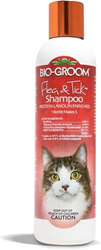 Bio-Groom Flea & Tick Dog Shampoo – Flea and Tick Prevention for Dogs, Cat Flea Treatment, Cruelty-Free, Made in USA, Natural Tick Repellent, Protein-Lanolin Shampoo – 8 fl oz 1-Pack in Saudi Arabia