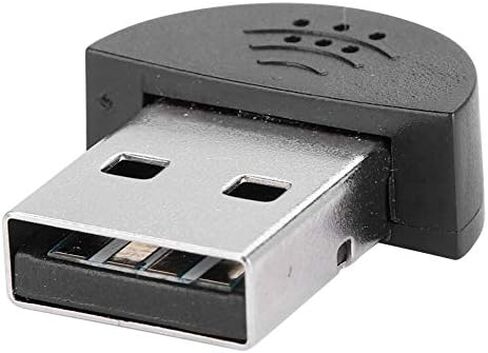 Ciglow USB 2.0 Mini Microphone, Portable USB Mini Studio Speech Microphone Recording Audio MIC Adapter for Laptop, Desktop.(Black) in Saudi Arabia