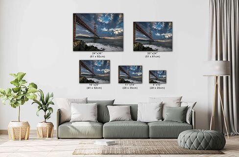 Golden Gate Bridge - Sunrise/Sunset - Print/Canvas/Acrylic/Metal in Kuwait