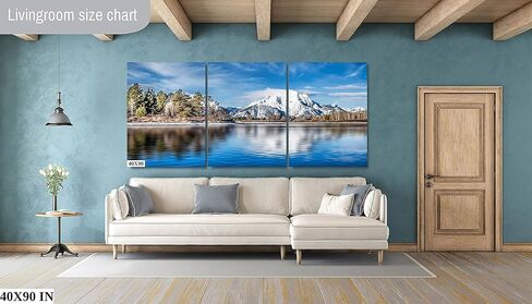 Oxbow Bend Reflection، جراند تيتون، جاكسون هول، وايومنغ - طباعة/قماش/أكريليك/معدن in Kuwait