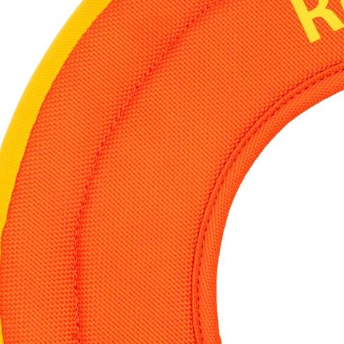 Ruffwear, Hydro Plane Dog Flying Disc, Soft Buoyant Foam Floating Fetch Toy, Lightweight Interactive Water & Snow Toy, Gentle on Teeth, Durable Year-Round Outdoor Play, Tangelo Orange, 9", Medium in Kuwait