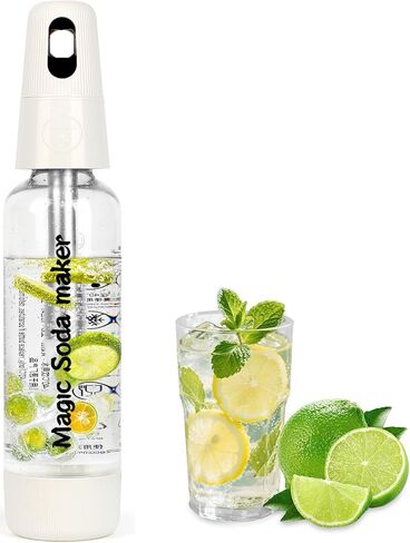 Soda Siphon 1L,Portable Sparkling Water Maker Carbonated Water Machine | for Flavored Drinks Reusable Beverages Machine Kit,Travel Soda Machine for Home & Outdoor in Kuwait