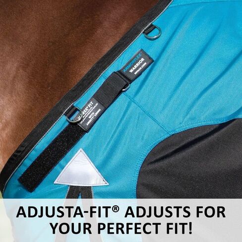 Warrior V-Free Adjusta-Fit Bellyband Horse Blanket | Wither Relief | Waterproof Horse Blanket | Multiple Warmth Level | Winter Horse Blankets in Kuwait