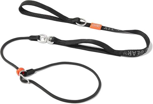 HowGo Slip Lead Dog Leash with Padded Handles | Lightweight Dog Training Leash with 360°Swivel Anti-Tangle | Heavy-Duty Lead and Collar for Large Medium and Small, No-Pull Walking (Black, 5.5FT) in Kuwait