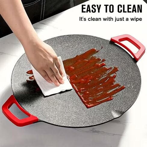 Indoor Grills Electric Smokeless Nonstick Electric Griddle for Indoor Use, Compact & Versatile Cooking for Steaks, Pancakes, and BBQ with 14-Inch Aluminum Cooking Surface in Kuwait