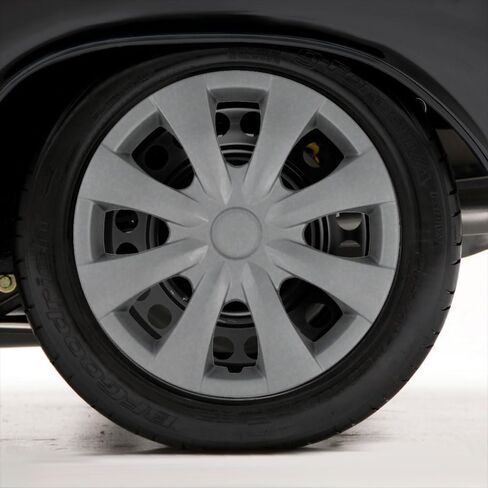 Set of Four 15' Silver Hubcap Wheel Covers for Toyota Corolla 2009-2013 (Push-on) in Saudi Arabia