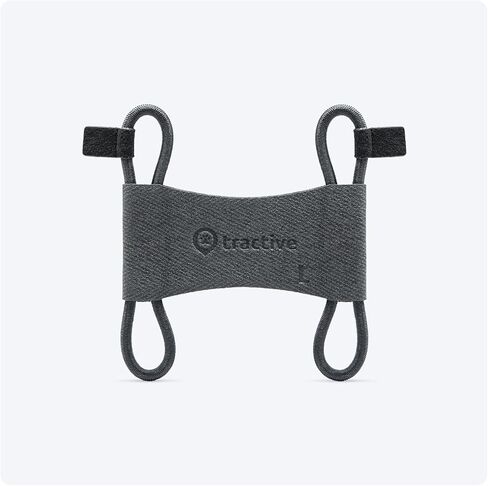 حامل مشبك من القماش الجر x2 لجهاز تعقب GPS 6 Tractive Dog (أسود) - كبير in Kuwait