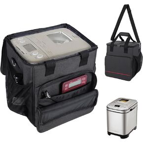 Storage Bag Compatible with Cuisinart Bread Maker Machine,Large Capacity Carrying Bag for Stainless Steel Automatic Bread Machine,with Mesh Pocket for Kitchen Appliances(Case Only) in Saudi Arabia