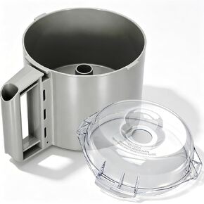 غطاء وعاء القطع 106458S ووعاء القطع 112204S، متوافق مع Robot Coupe R2، R2B، R2N، R2 Dice Food Processor، رمادي، مجموعة التحرير والسرد 3 كوارت in Kuwait