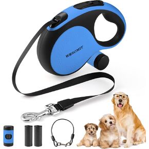 26 Ft Retractable Dog Leash with Chew Proof Cable - White in Kuwait