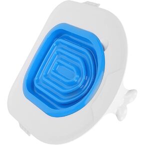 Cat Toilet Training Kit ABS Material Step By Step Training for All Cat Sizes, Fits Round or Elongated Toilets Complete 5 Piece Set for Household Bathroom Transition in Kuwait