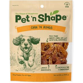 Pet 'n Shape Chik 'n Rings Jerky Dog Treats - 8 أونصة in Kuwait