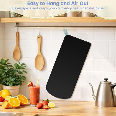 حصيرة منزلقة لسلسلة Ninja Slushie Max FS605، انزلاق سلس مع قاعدة مضادة للانزلاق، مع حزام تعليق، سهلة التنظيف، تحمي سطح المطبخ، حصيرة قوية لملحقات آلة Ninja Slushie in Kuwait