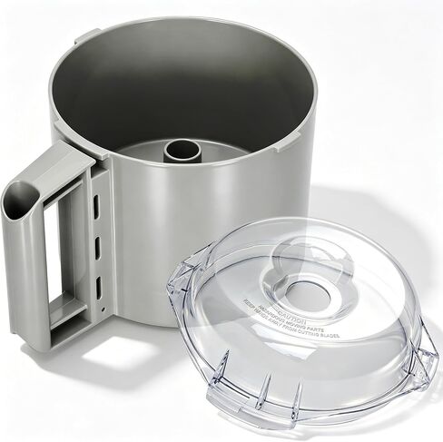 غطاء وعاء القطع 106458S ووعاء القطع 112204S، متوافق مع Robot Coupe R2، R2B، R2N، R2 Dice Food Processor، رمادي، مجموعة التحرير والسرد 3 كوارت in Kuwait