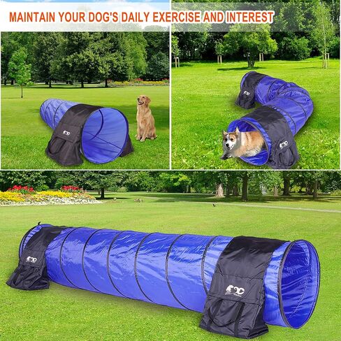 أكياس رمل للأنفاق من Dog Agility، مجموعة مكونة من قطعتين من أكياس الرمل المقاومة للماء للأنفاق مقاس 18-24 بوصة in Kuwait