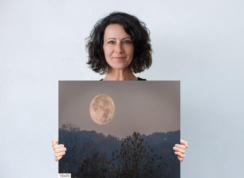 Setting Super Moon - Print/Canvas/Acrylic/Metal in Kuwait