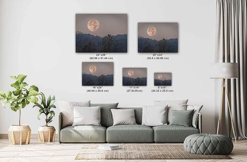 Setting Super Moon - Print/Canvas/Acrylic/Metal in Kuwait