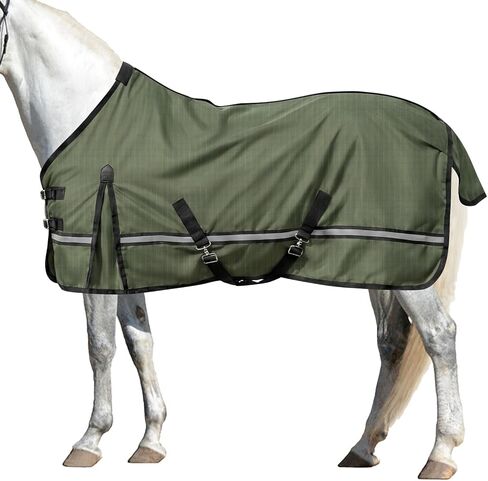 Horse Turnout Blanket, Waterproof Rain Sheet, Breathable Mesh Lining, Protective Fly Sheet, Lightweight All-Weather Protection, 72IN in Kuwait
