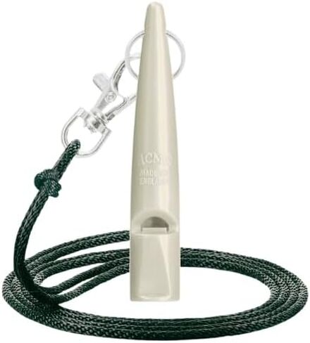 ACME 210.5 Professional Dog Training Whistle with Lanyard. BPA-Free Plastic. 90 dBA. Standardized 5700Hz Frequency for Smaller Dogs. Weatherproof. Made in The UK (Glow in the Dark/Black) in Kuwait