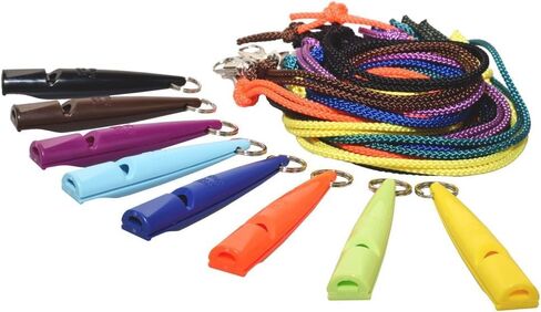 ACME 210.5 Professional Dog Training Whistle with Lanyard. BPA-Free Plastic. 90 dBA. Standardized 5700Hz Frequency for Smaller Dogs. Weatherproof. Made in The UK (Glow in the Dark/Black) in Kuwait