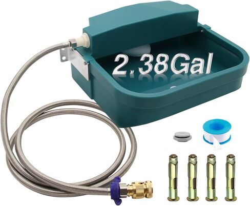 Automatic Water Dispenser Large Dog Water Bowl 9L/300oz Capacity for Cattle Horse Sheep Goat Drinking Tough in Kuwait