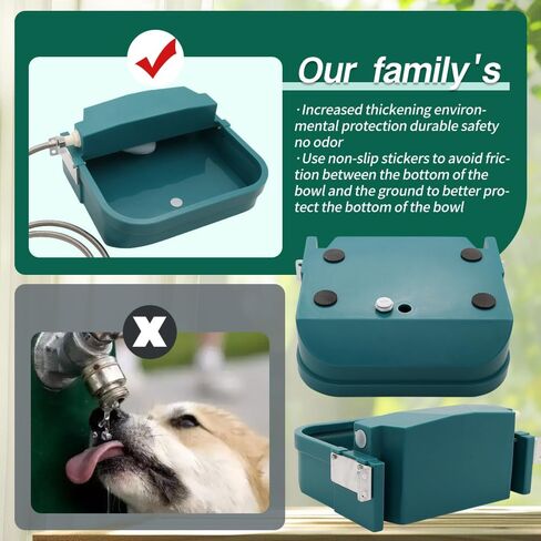 Automatic Water Dispenser Large Dog Water Bowl 9L/300oz Capacity for Cattle Horse Sheep Goat Drinking Tough in Kuwait