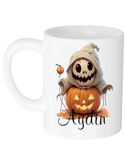 اسم Aydin Custom Ghost Pumkin Orange Tea Halloween Cup، Scary Cup Halloween، هدية الحفلة، تصميم مستوحى من السحر، كوب Happyween كبير من السيراميك 210954 in Kuwait