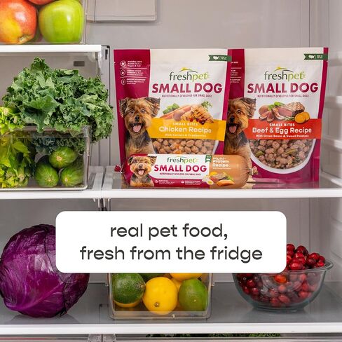 Freshpet طعام صحي وطبيعي للكلاب/السلالات الصغيرة، وصفة دجاج طازجة خالية من الحبوب، 1 رطل، أصفر (6-27975-01204-5) in Kuwait