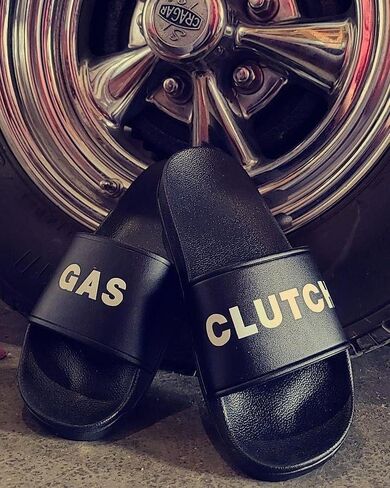 Clutch Gas Automotive Stick Shift Manual Transmission Sandals Slides in Kuwait