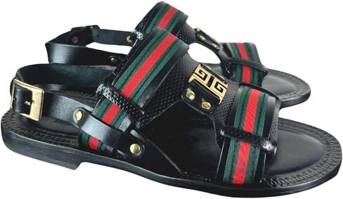 Ivan Troy Paolo Men’s Italian Leather Sandals Shoes in Kuwait