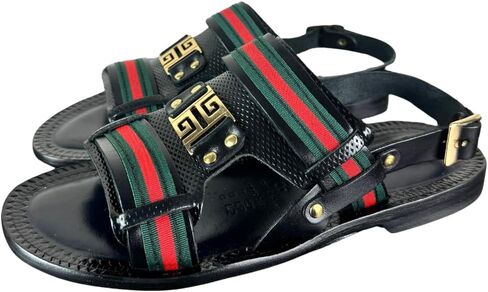 Ivan Troy Paolo Men’s Italian Leather Sandals Shoes in Kuwait