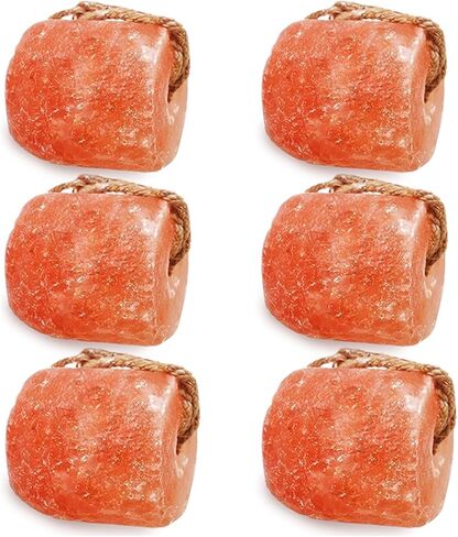 Himalayan Salt Lick for Horses, Livestock– (3-4 lbs) Natural Mineral Salt Block for Goats, Cattle & Deer with Hanging Rope, Weather-Resistant and Great for Dear Hunting (12) in Kuwait